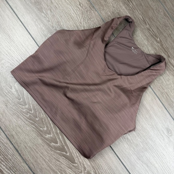 Athleta Tops - Athleta Women Active Tank Top Padded Racerback Brown Medium